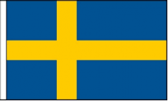 Sweden Table Flags